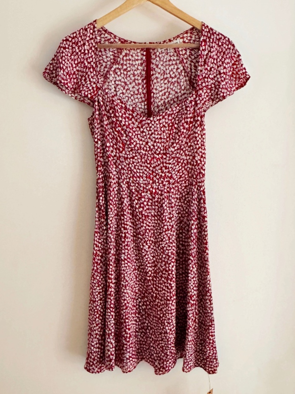 Reformation Novia Dress Red Floral Size 2